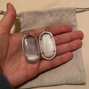 Slate Cats Eye Danielle Earrings